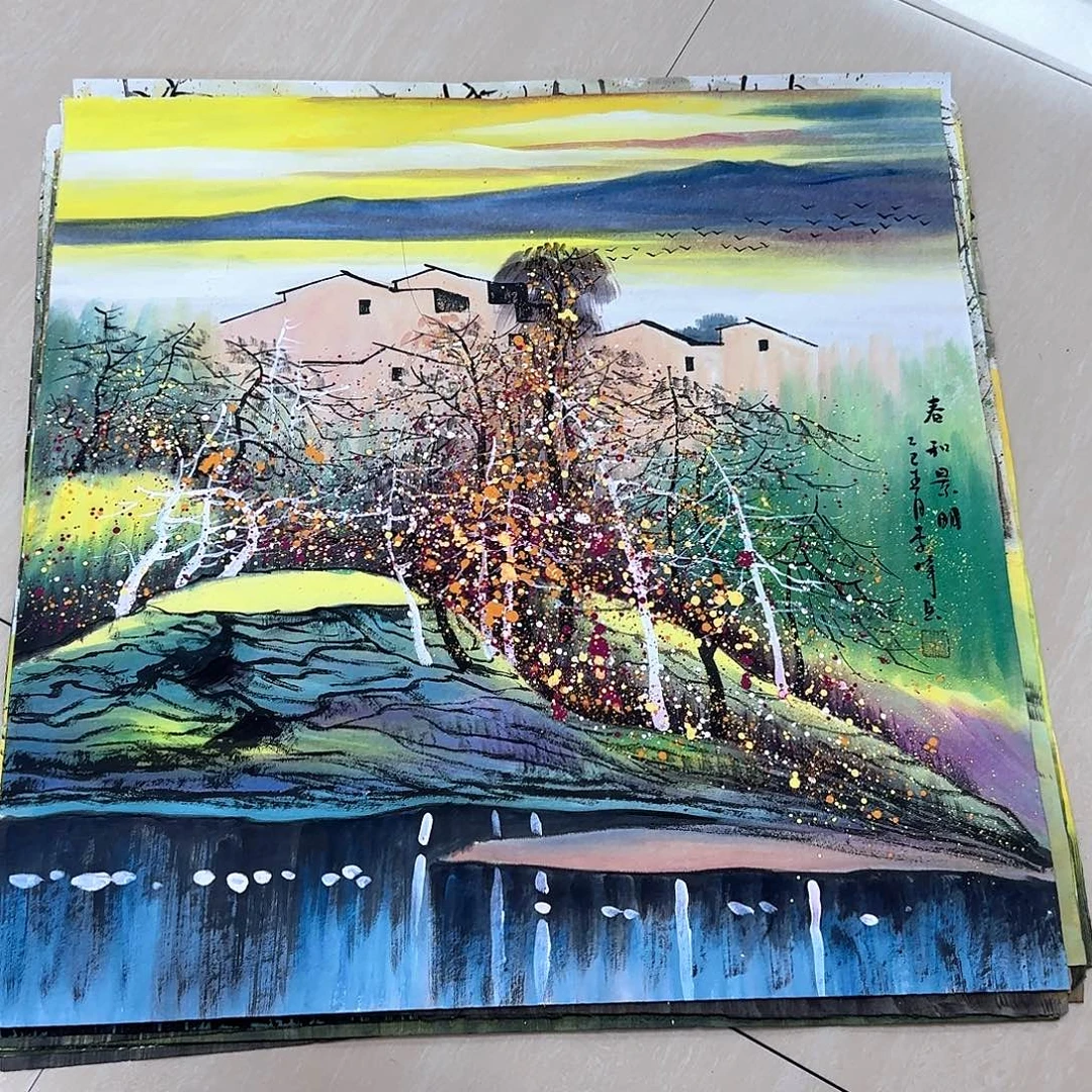 国画国画作品集一个