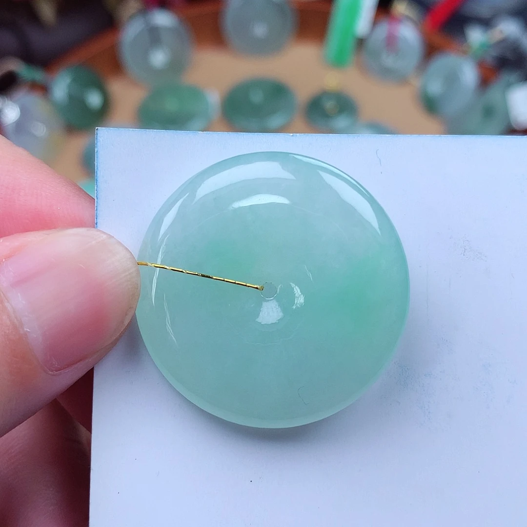 翡翠未镶嵌颈饰吊坠13