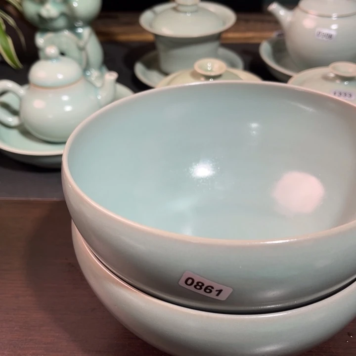 与***鸣汝瓷0861 青鸾汝瓷汝州发货