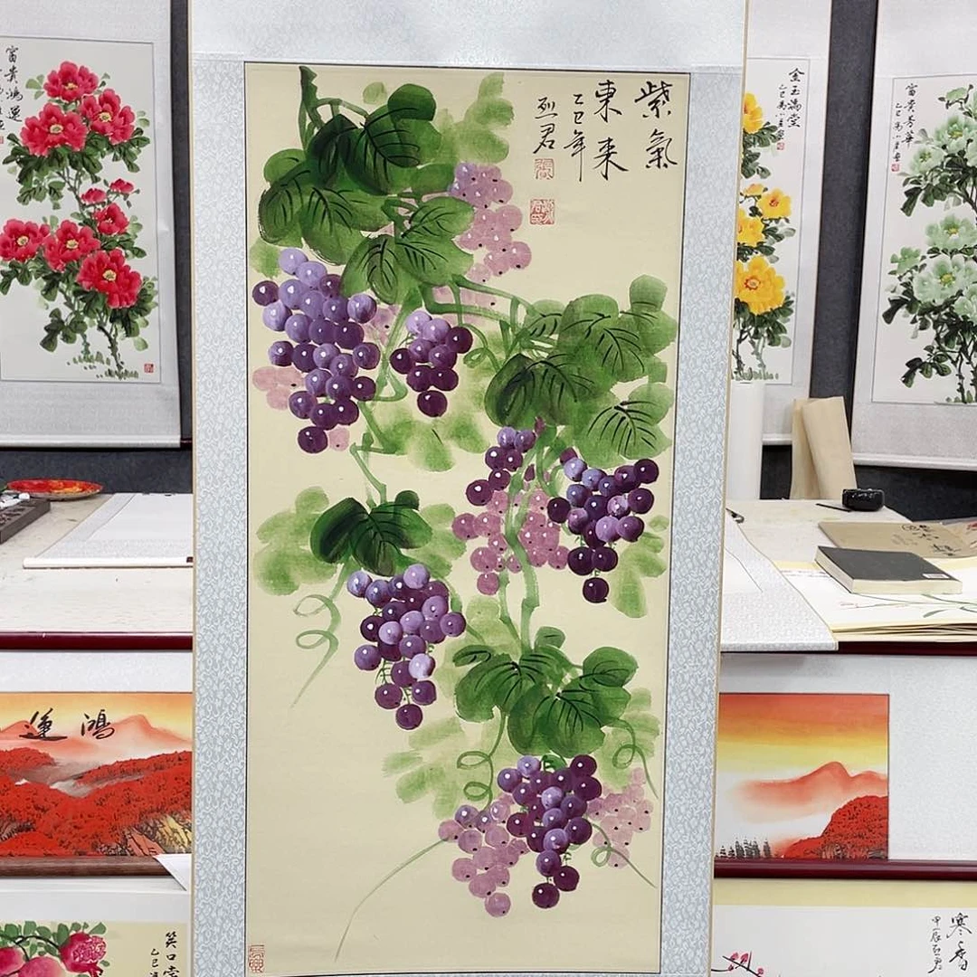 国画手绘画绘画作品欣赏
