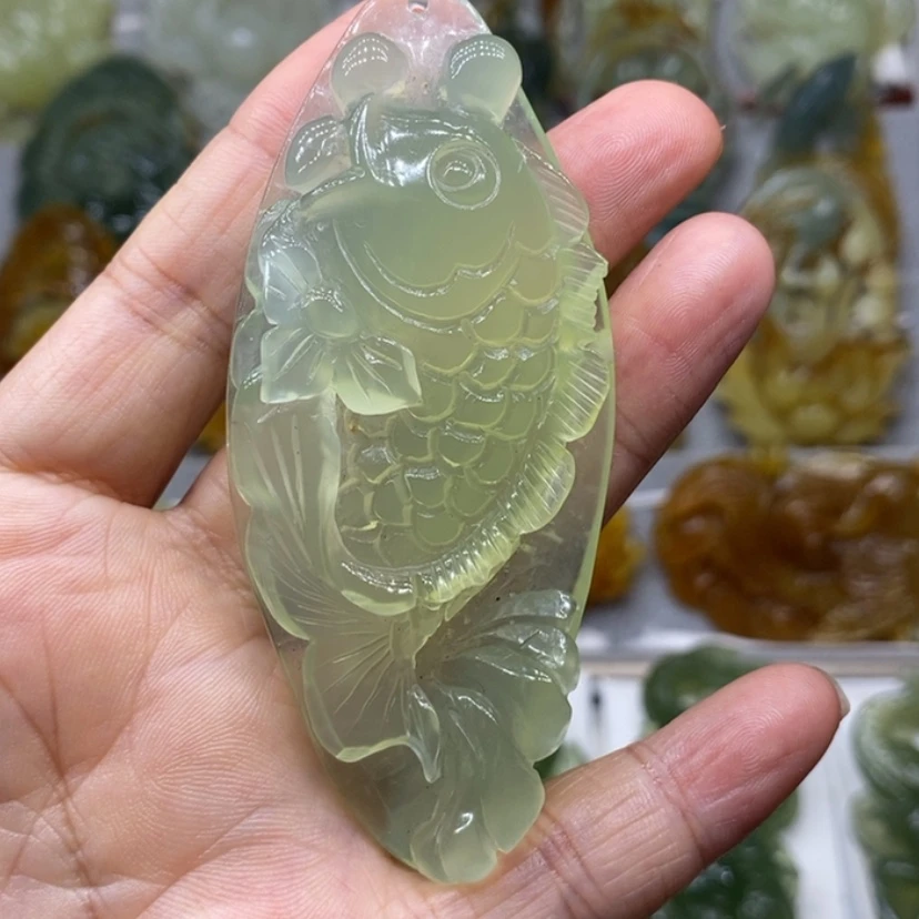 【闪购商品】蛇纹石玉未镶嵌颈饰