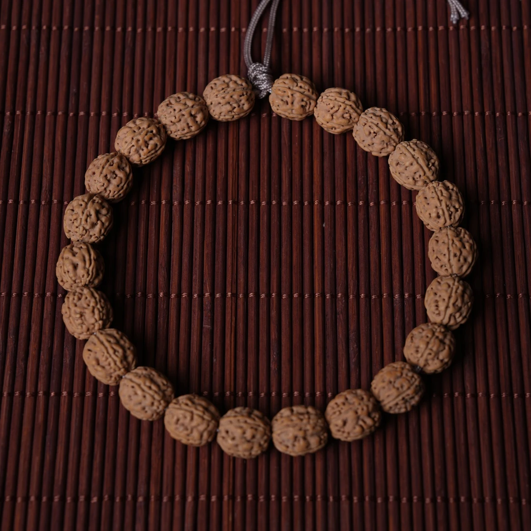 A342原桩镇渊盘龙单圈小金刚菩提手串尺寸7-8+mm