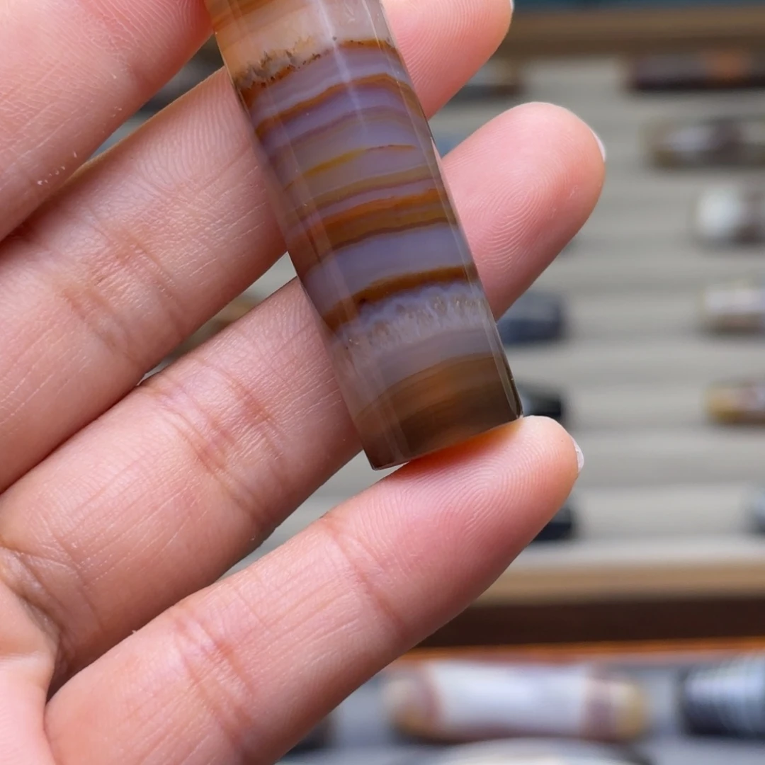 态***度玛瑙/玉髓未镶嵌颈饰