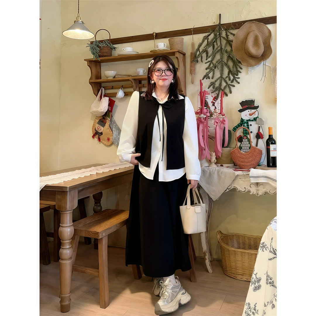 断码捡漏~安可絮语 / 开春穿搭法式简约套装12532花契200斤胖mm