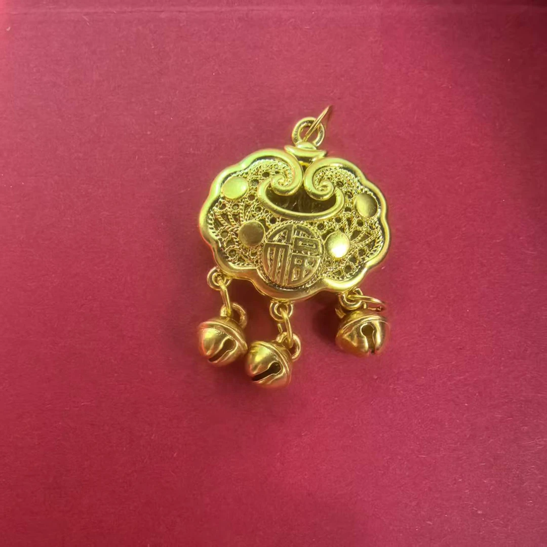 足金999铃铛锁包-JFX1129