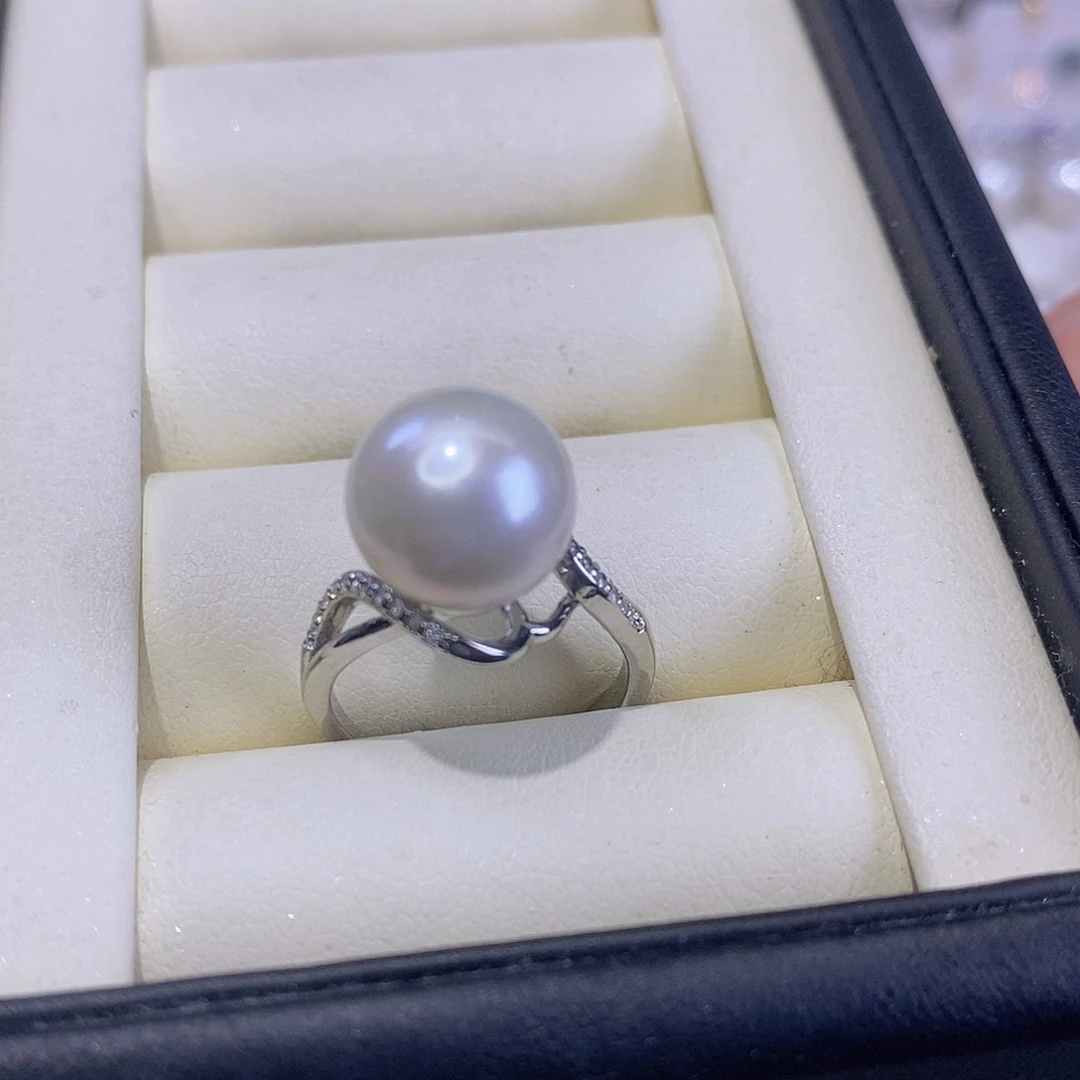 戒指合金淡水珍珠