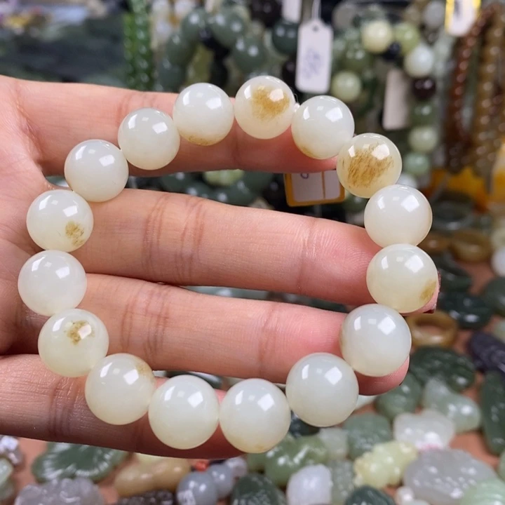 和田玉未镶嵌颈饰和田玉卡12