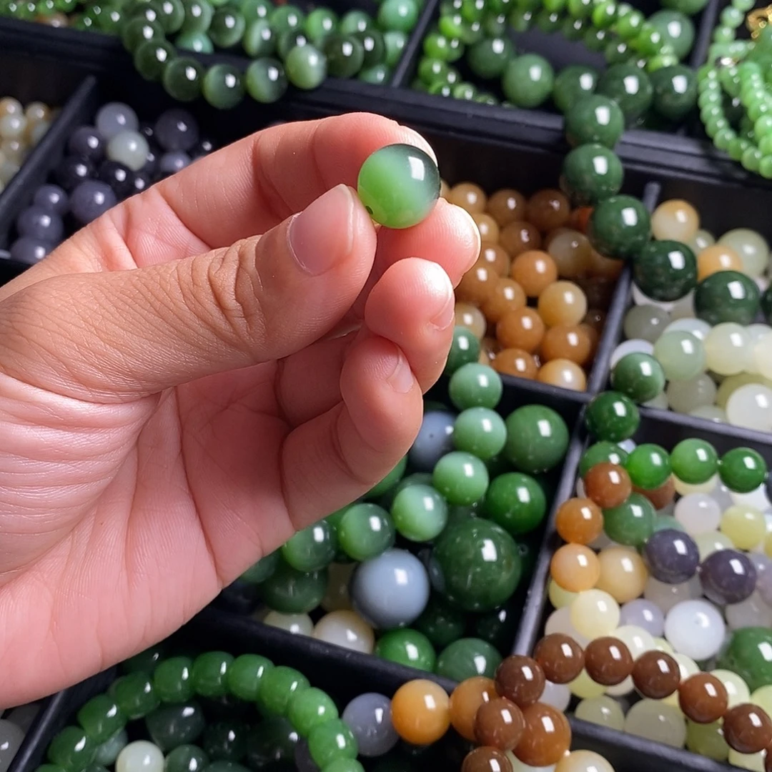 和田玉（碧玉）未镶嵌珠宝半成品