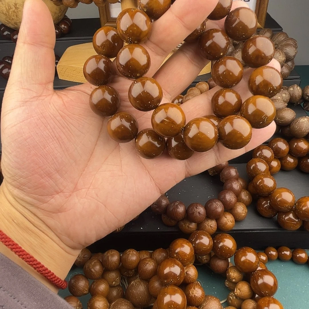 八***色紫金鼠手串19紫金鼠光珠