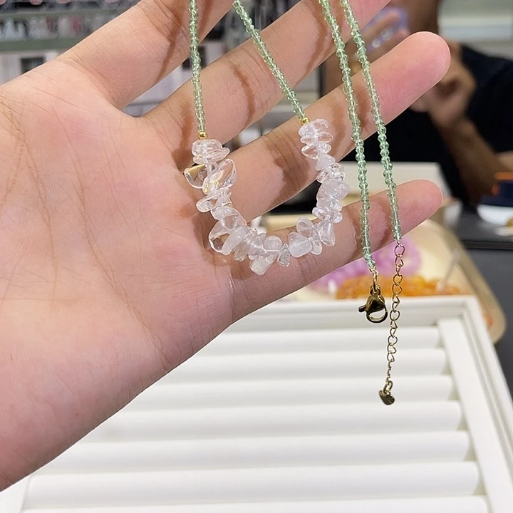 水晶手链未镶嵌项链