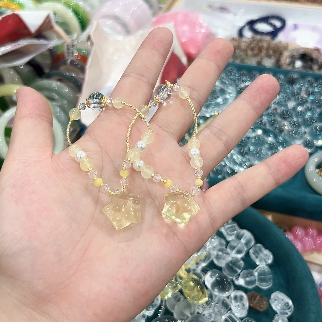 未镶嵌颈饰水晶黄水手串