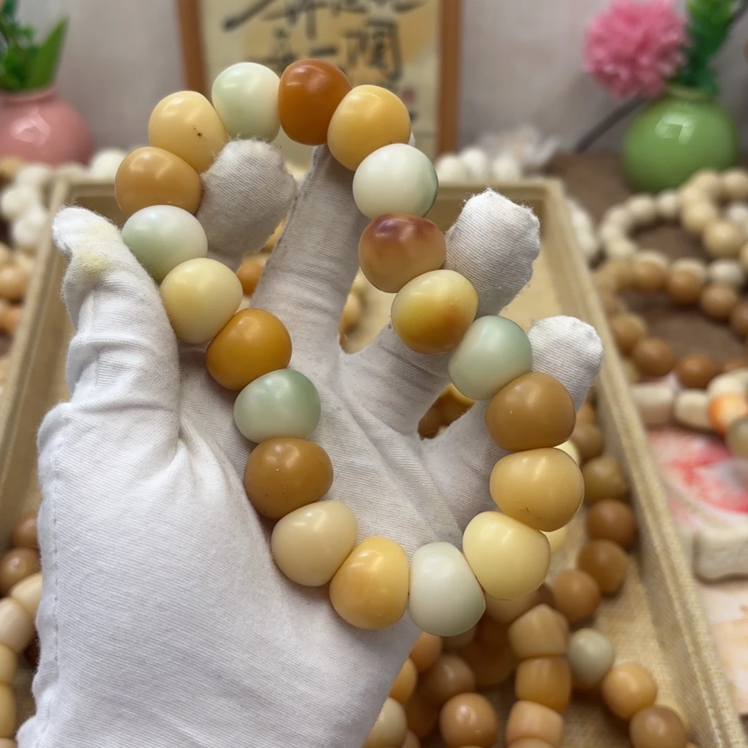 菩提根/象牙果吊坠18干磨瑕疵落地果肠280