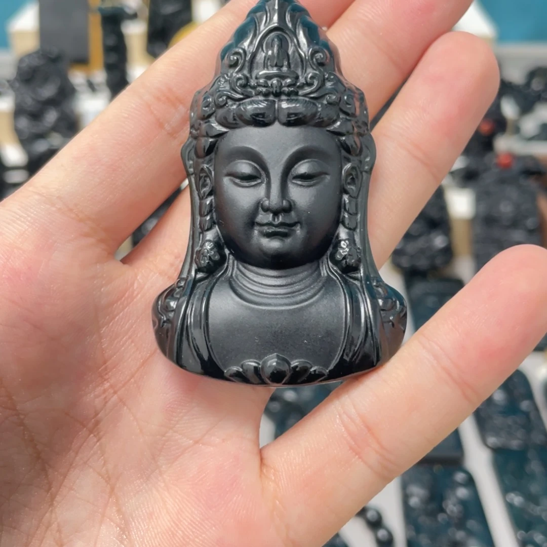 未镶嵌蛇纹石玉吊坠