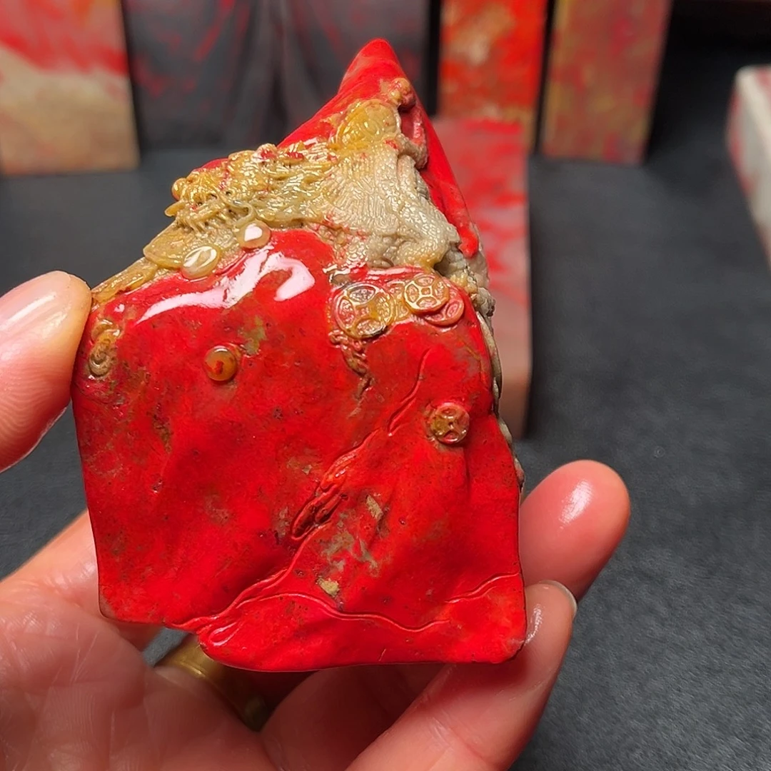 大***狐昌化石昌化鸡血石