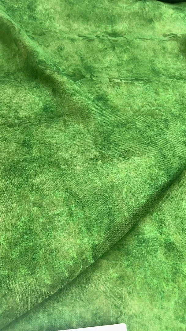 【全孔罗】魅力牡丹28姆米100%满分桑蚕丝香云纱（开裁不退换）