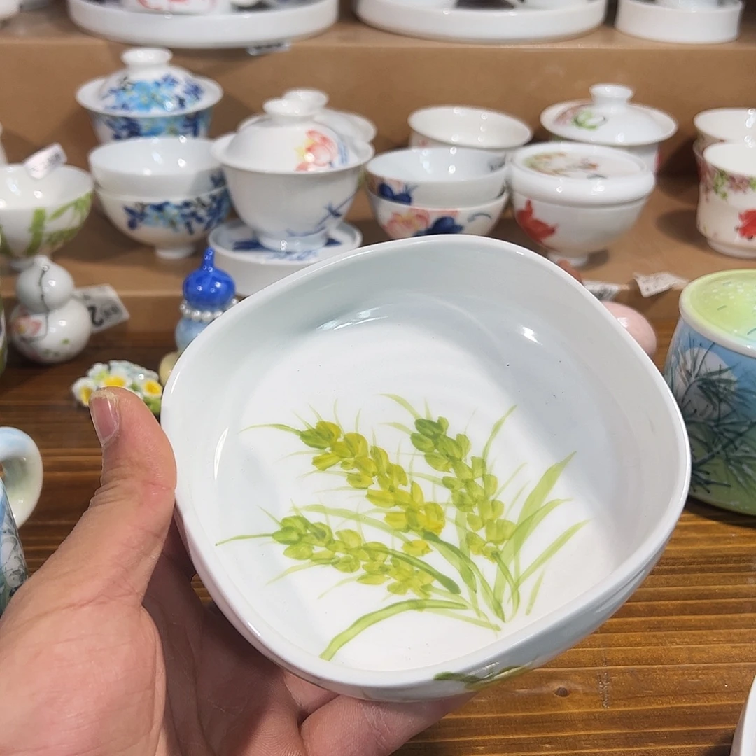 陶瓷景德镇手绘陶瓷5.5寸盘