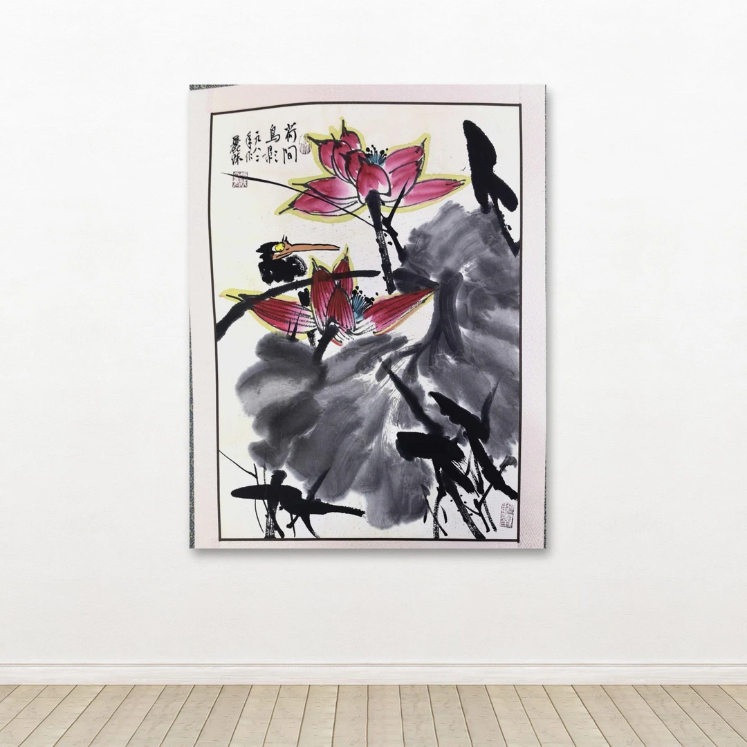 吴丽珠-手绘国画-1.5平尺-客厅办公室挂画