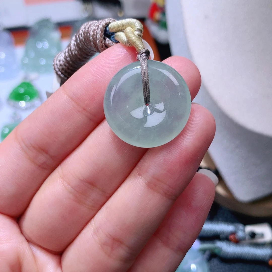 颈饰未镶嵌翡翠扣子23*5.6