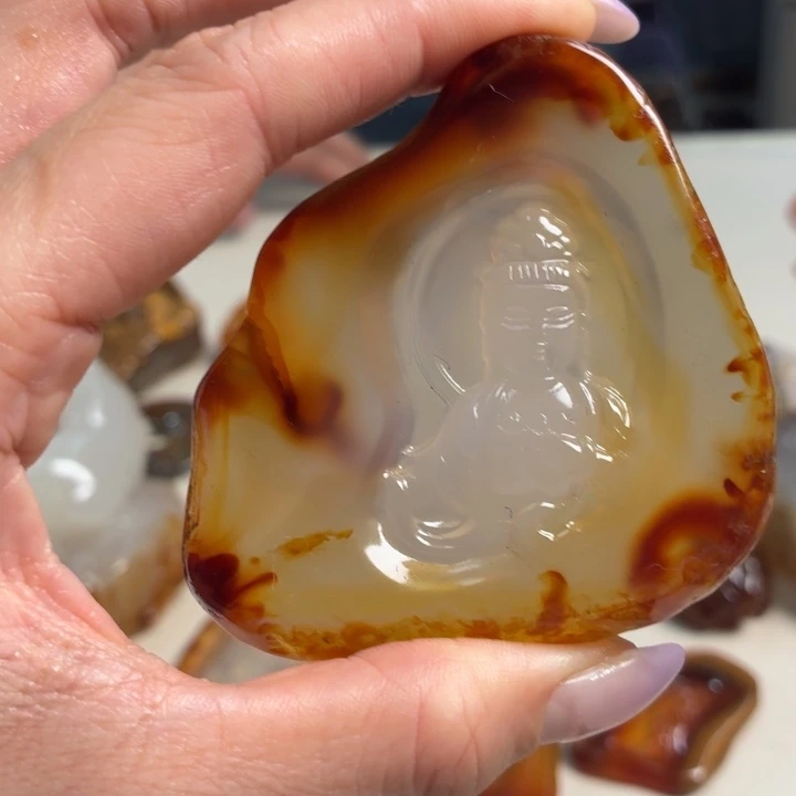 玛瑙/玉髓未镶嵌吊坠(不含链)