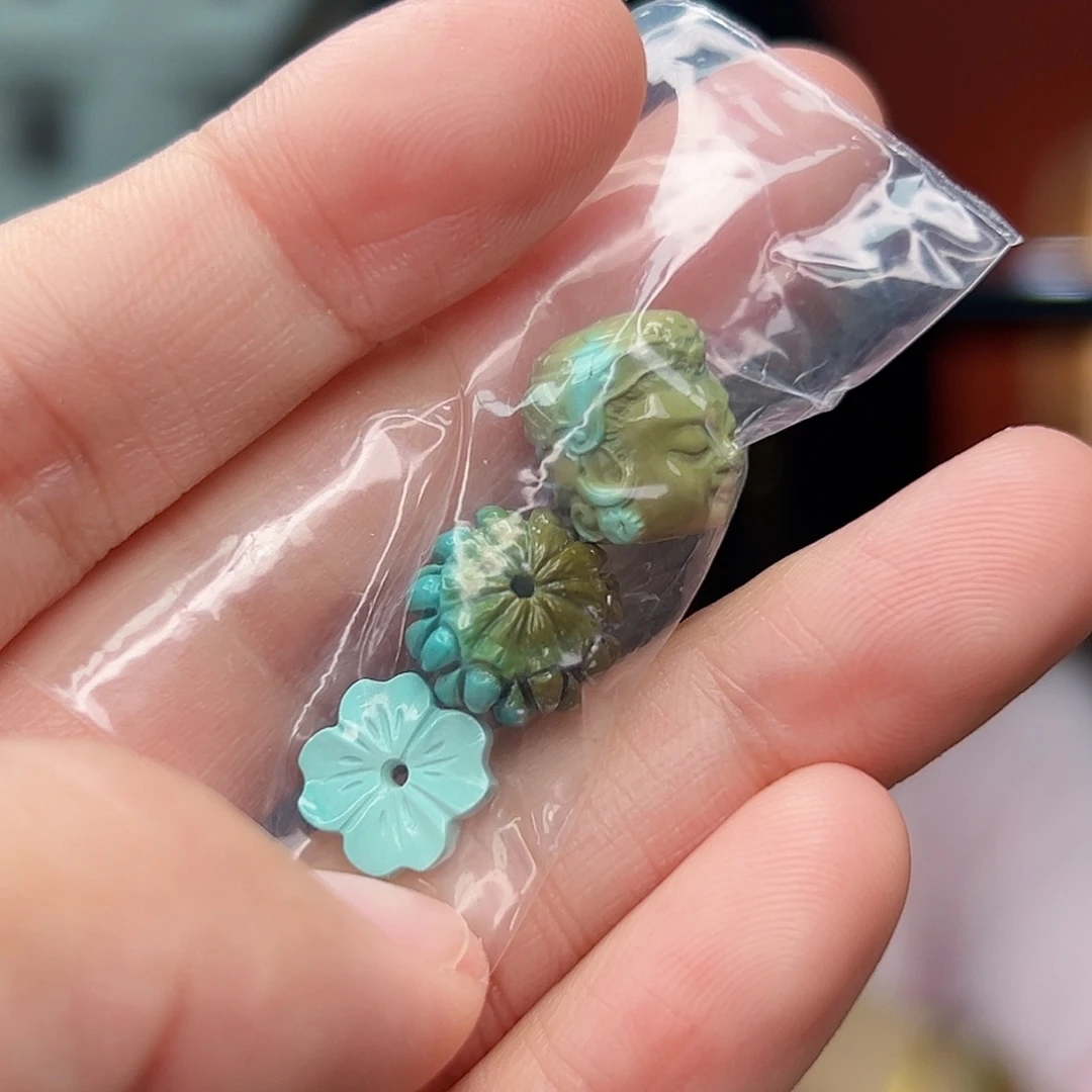 未镶嵌绿松石珠宝奇石