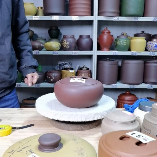 紫砂茶叶罐正品小罐牛鼻盖一斤装左右茶叶罐