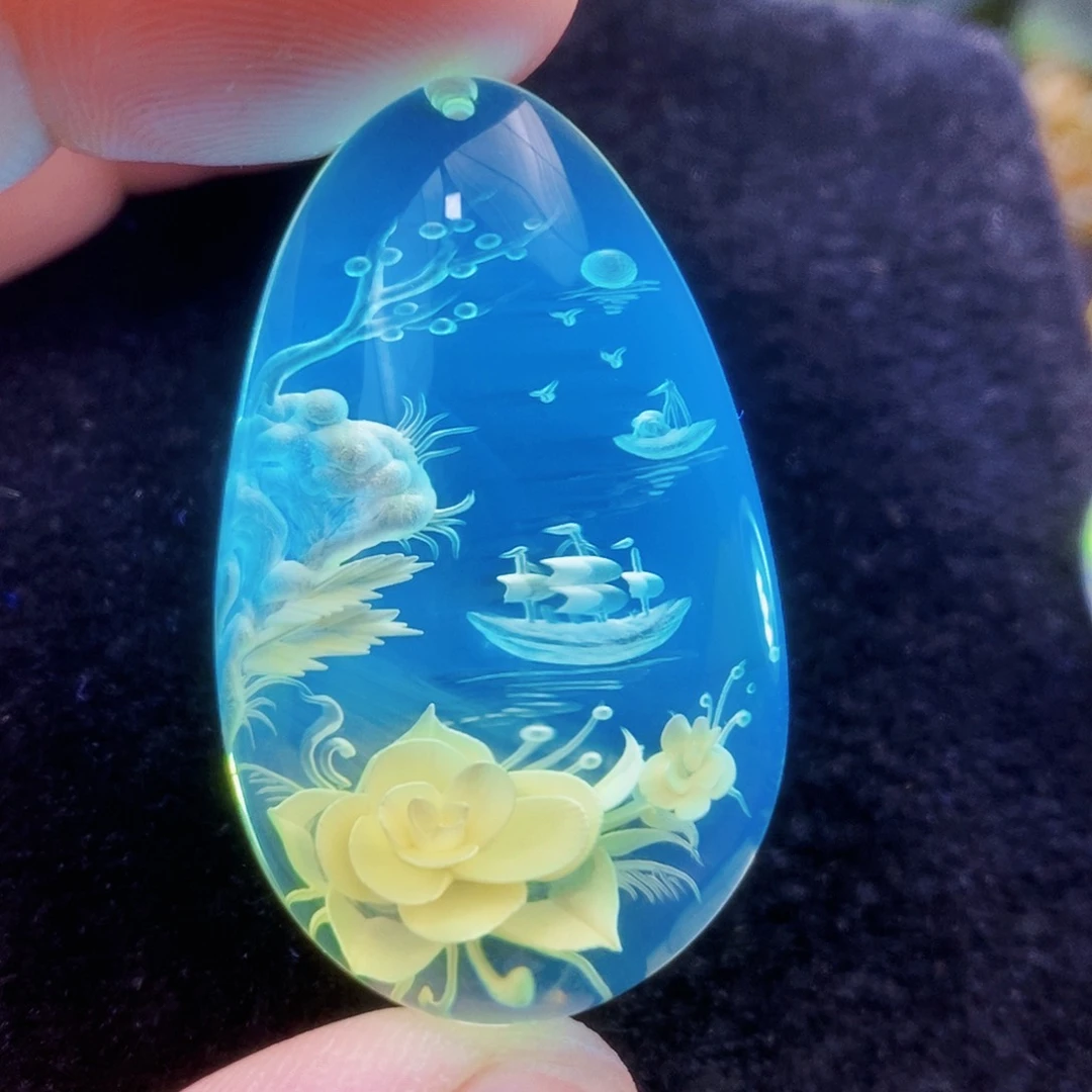 【闪购商品】金珀吊坠(不含链)未镶嵌