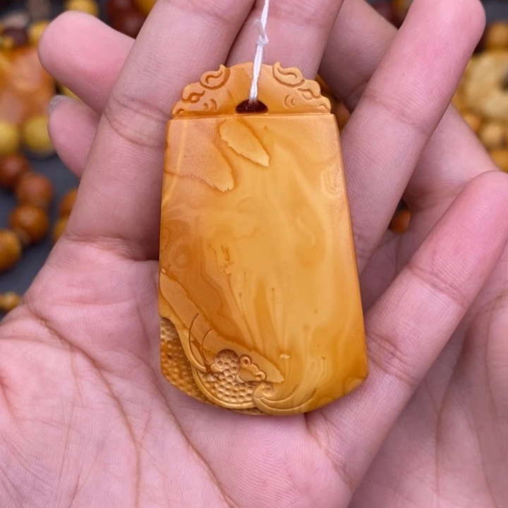 琥珀未镶嵌裸石蜜蜡L