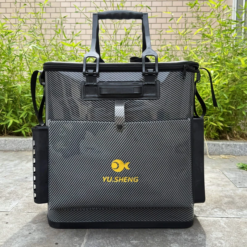 加厚防水多功能双肩背大容量带插杆设计钓鱼桶