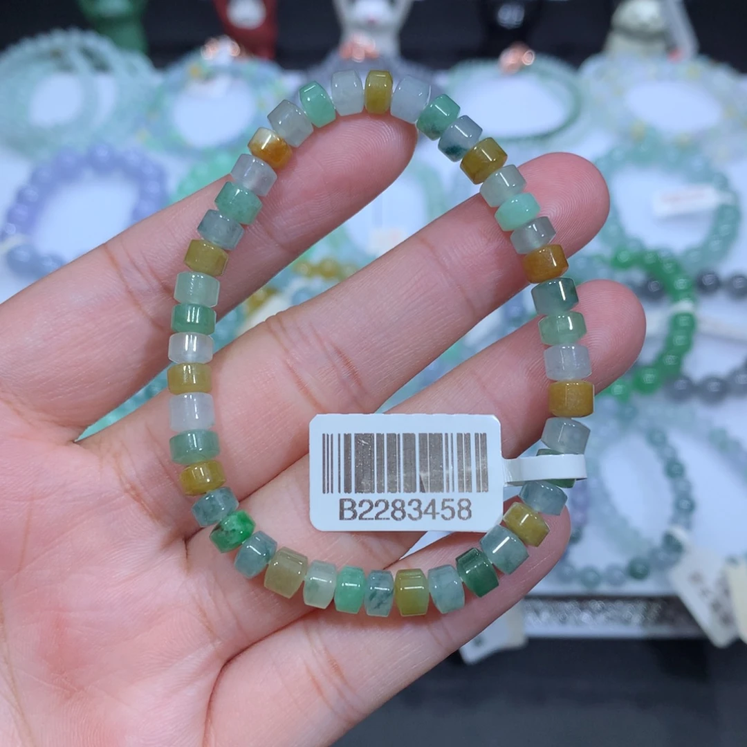 翡翠未镶嵌手串天然