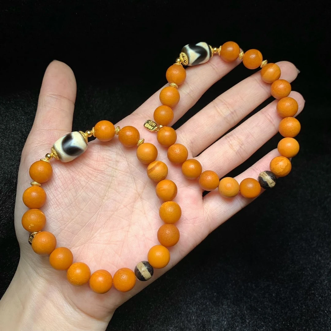 【曹美丽精选】H03215-蜜蜡单圈手串-多样性发一件-9mm