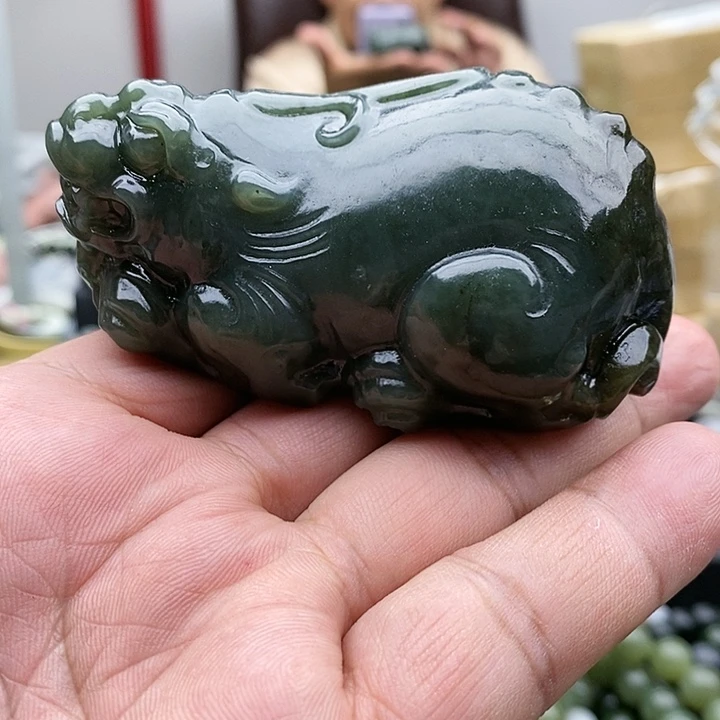 【闪购商品】未镶嵌手链和田玉貔貅284.6克