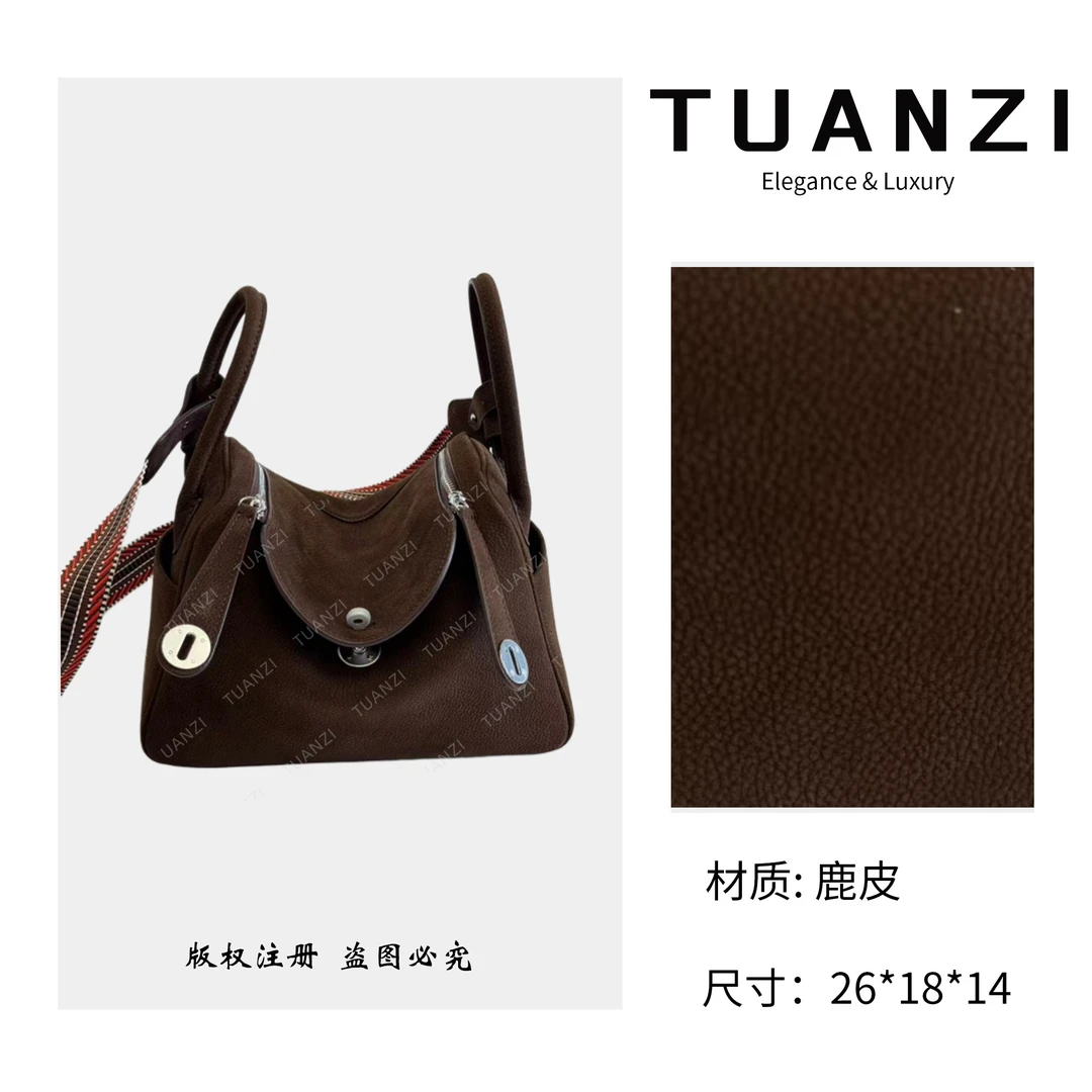 TUANZI『Lin迪』大＆马秋冬新款手提斜挎女包 XKY-3305-坞木色