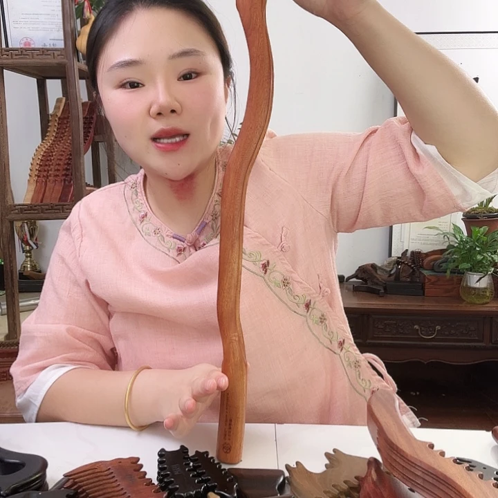 红檀香木002擀筋棒二等品
