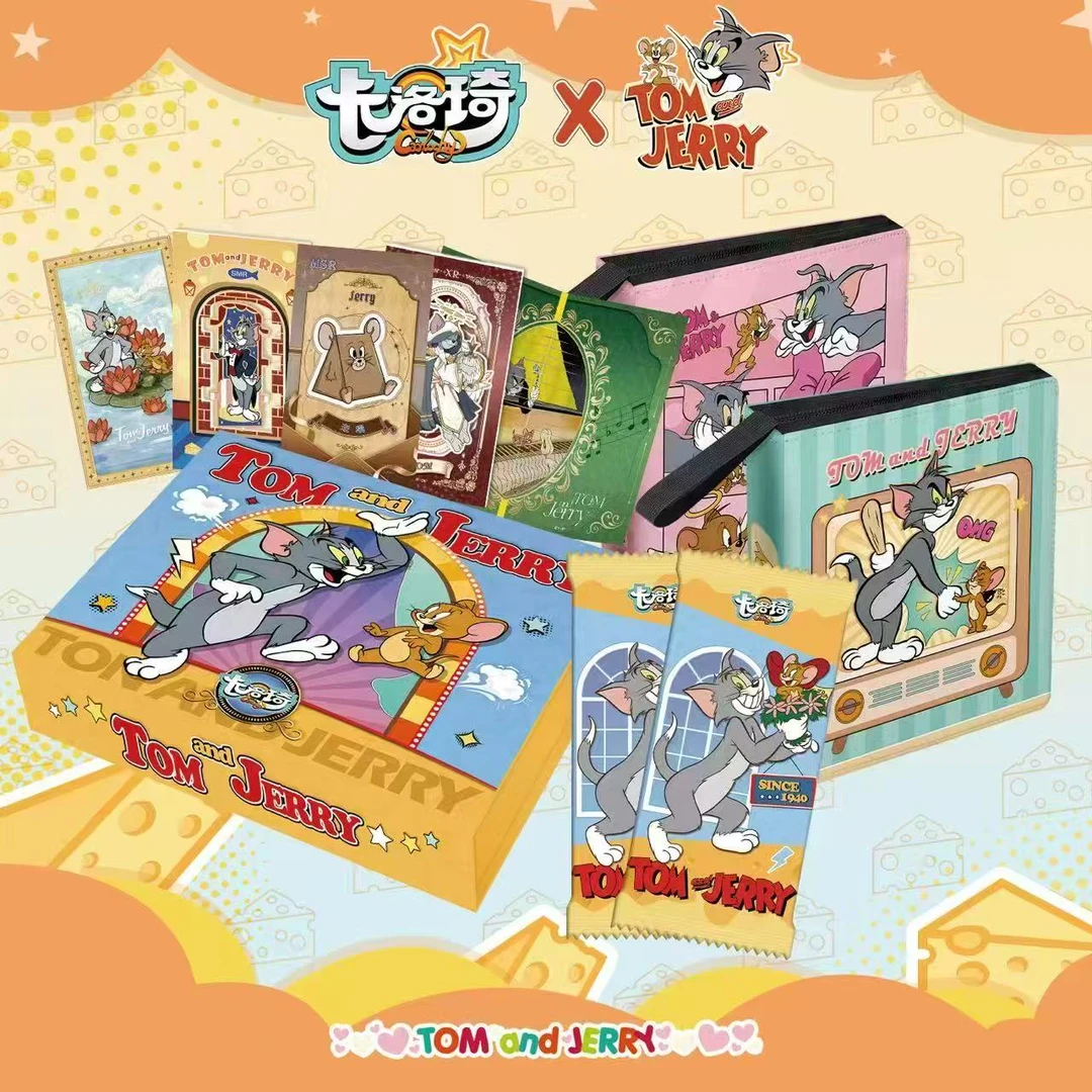 (新粉尝鲜)《叠叠》卡洛琦《猫和老鼠》动漫卡牌盲盒