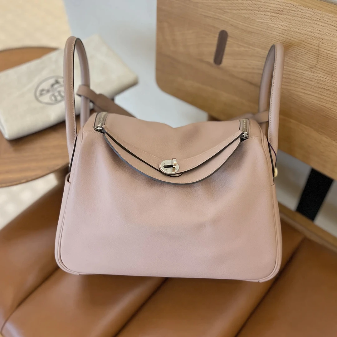 99新 Hermes/爱马仕 香芋紫包lindy30/62718327/12期/代卖服务