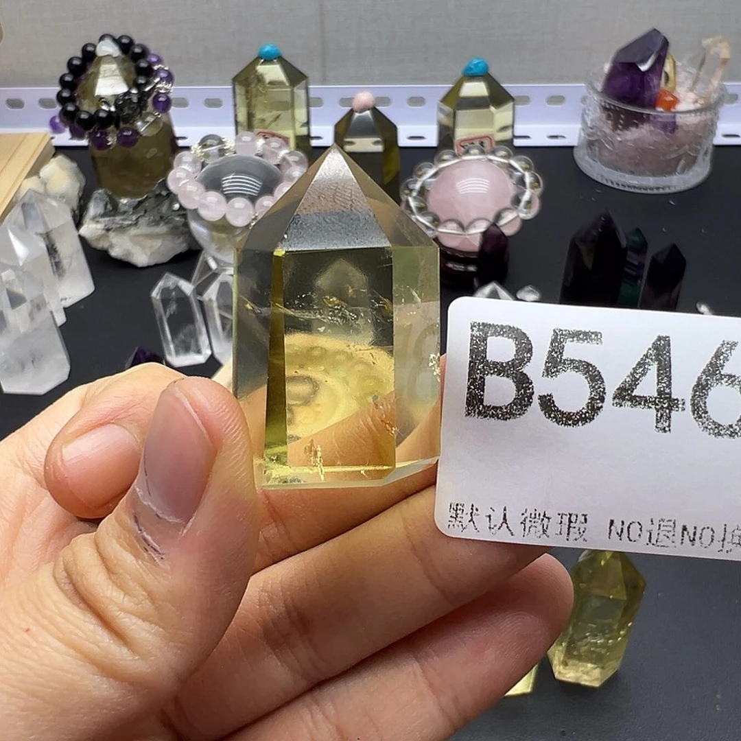 竹***坏水晶未镶嵌珠宝半成品