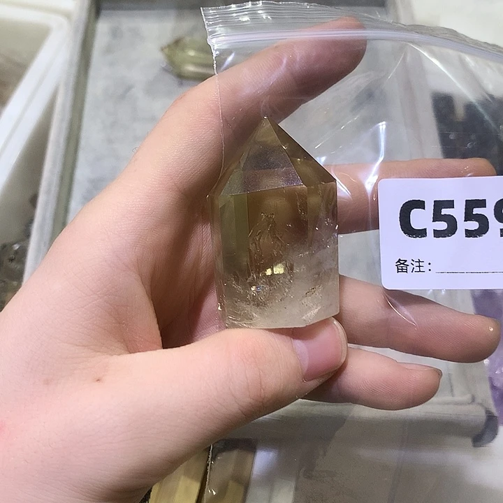 M***o未镶嵌水晶珠宝半成品天然水晶C559