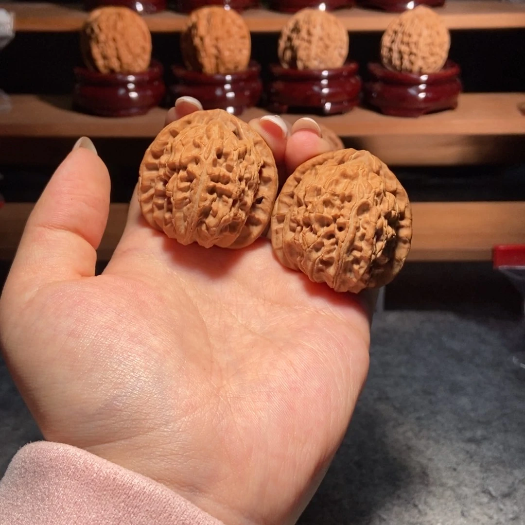 核桃手串/手链40三角白全品白茬