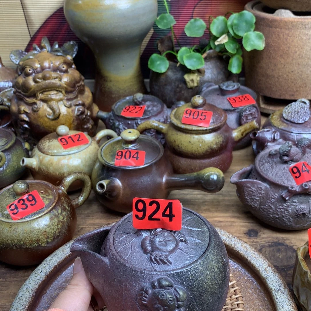 柴烧宝瓶220毫升一物一拍