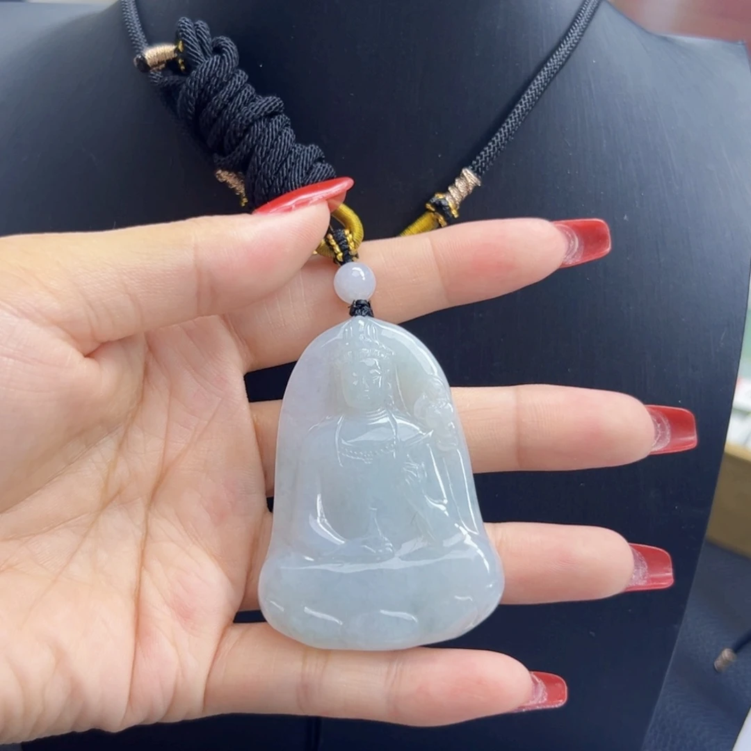 翡翠未镶嵌颈饰天然