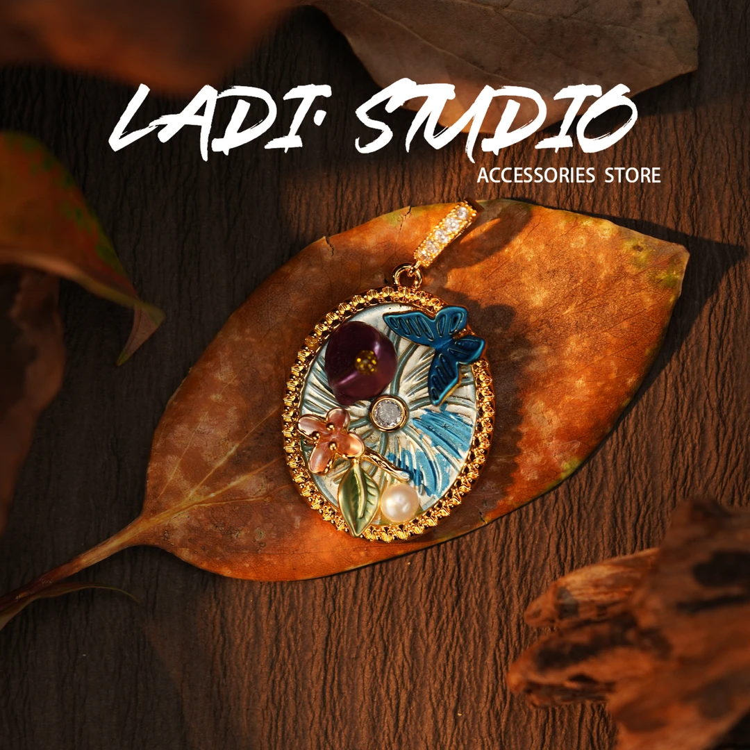 【小霞珠宝】轻奢珠宝复古彩色镶嵌 WA461