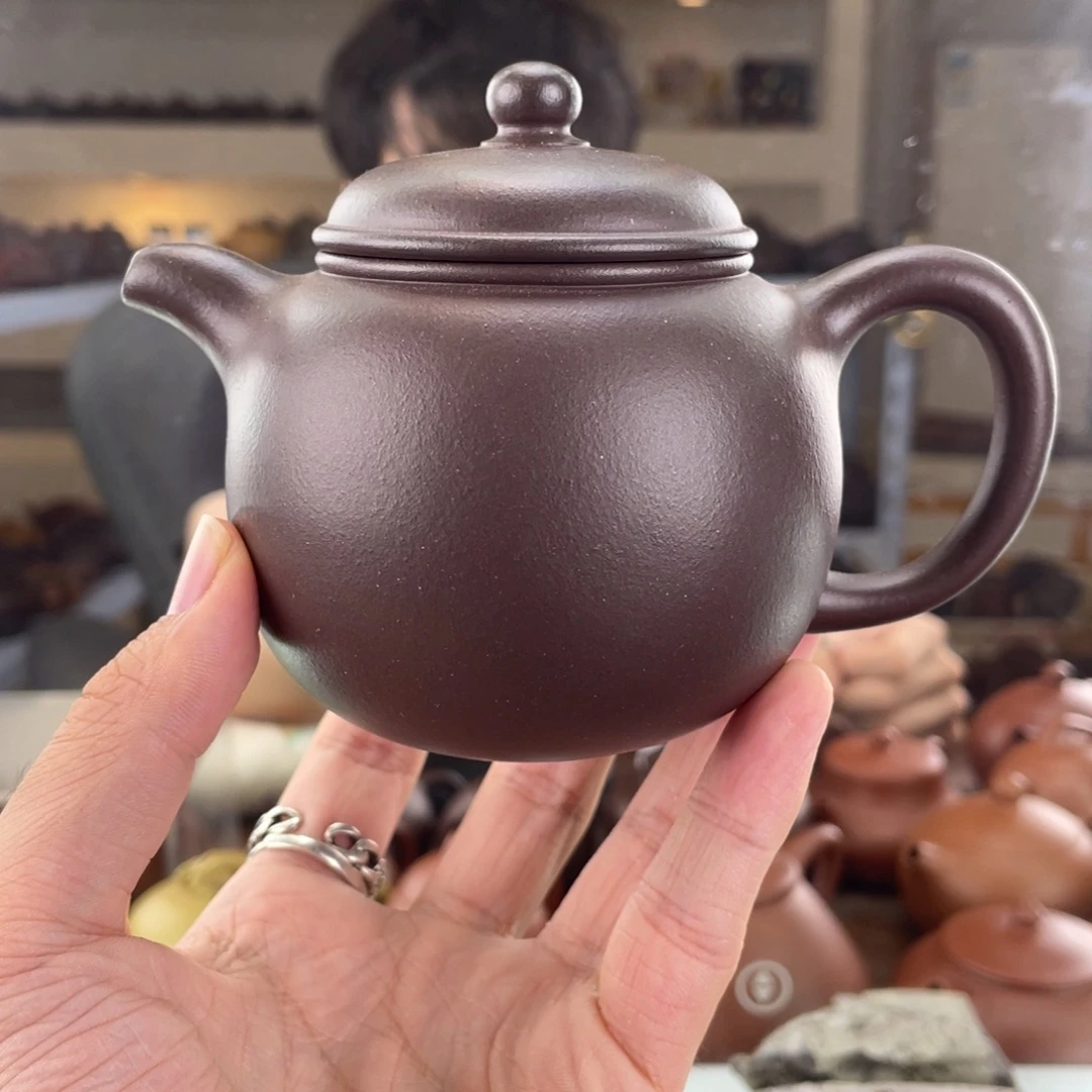 茶壶紫砂260cc大水潭底槽清茶壶