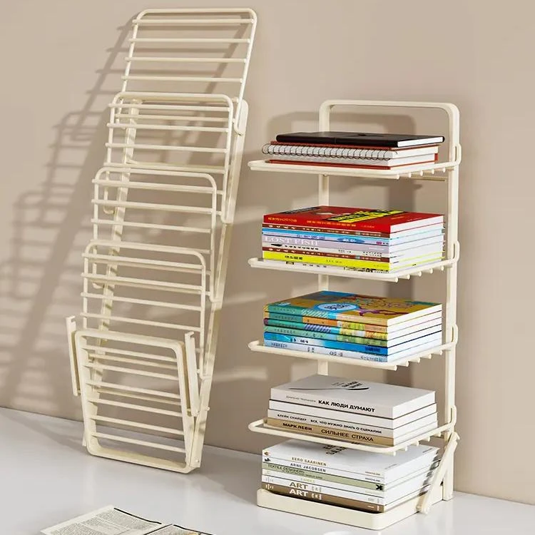 桌面书本收纳书立学生整理神器隐形儿童绘本学科分类书架置物架yw