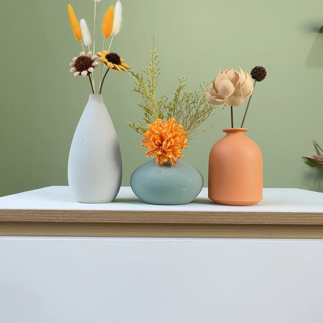 摆件花瓶带花高度20-30厘米左右