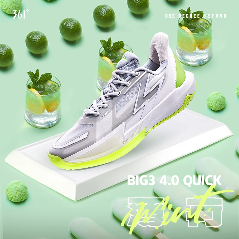 361°BIG34.0Quick新款专业篮球鞋运动鞋时尚百搭跑步减震男运动鞋