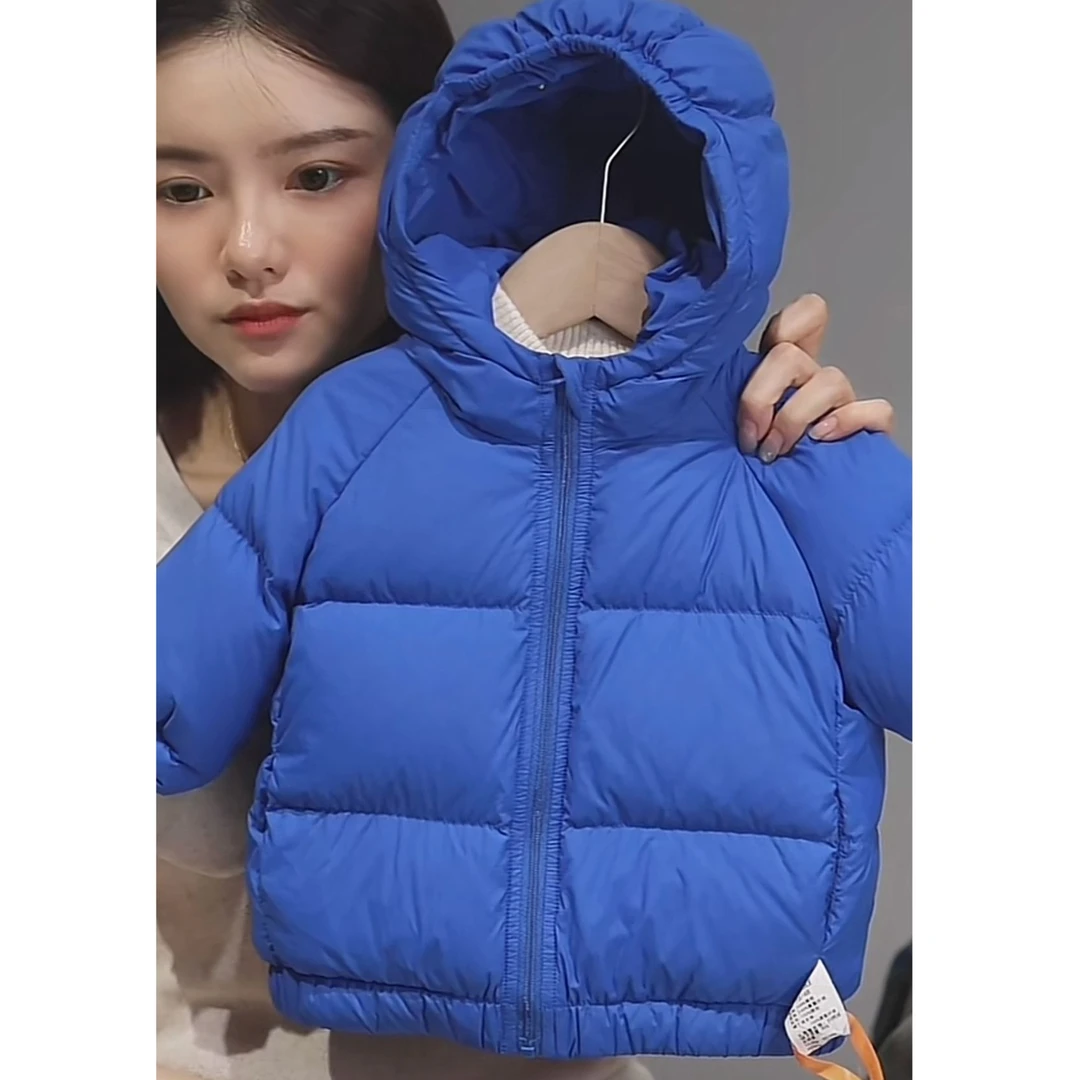 【连帽三防羽绒服 小乐妈咪】婴儿童羽绒服男女宝秋冬外套I9 ZJ