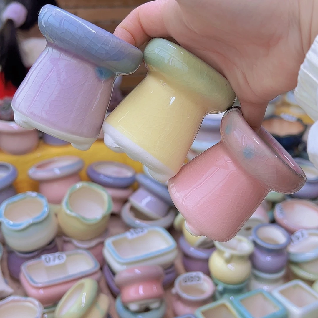 红陶陶瓷花盆当场满12包邮发货