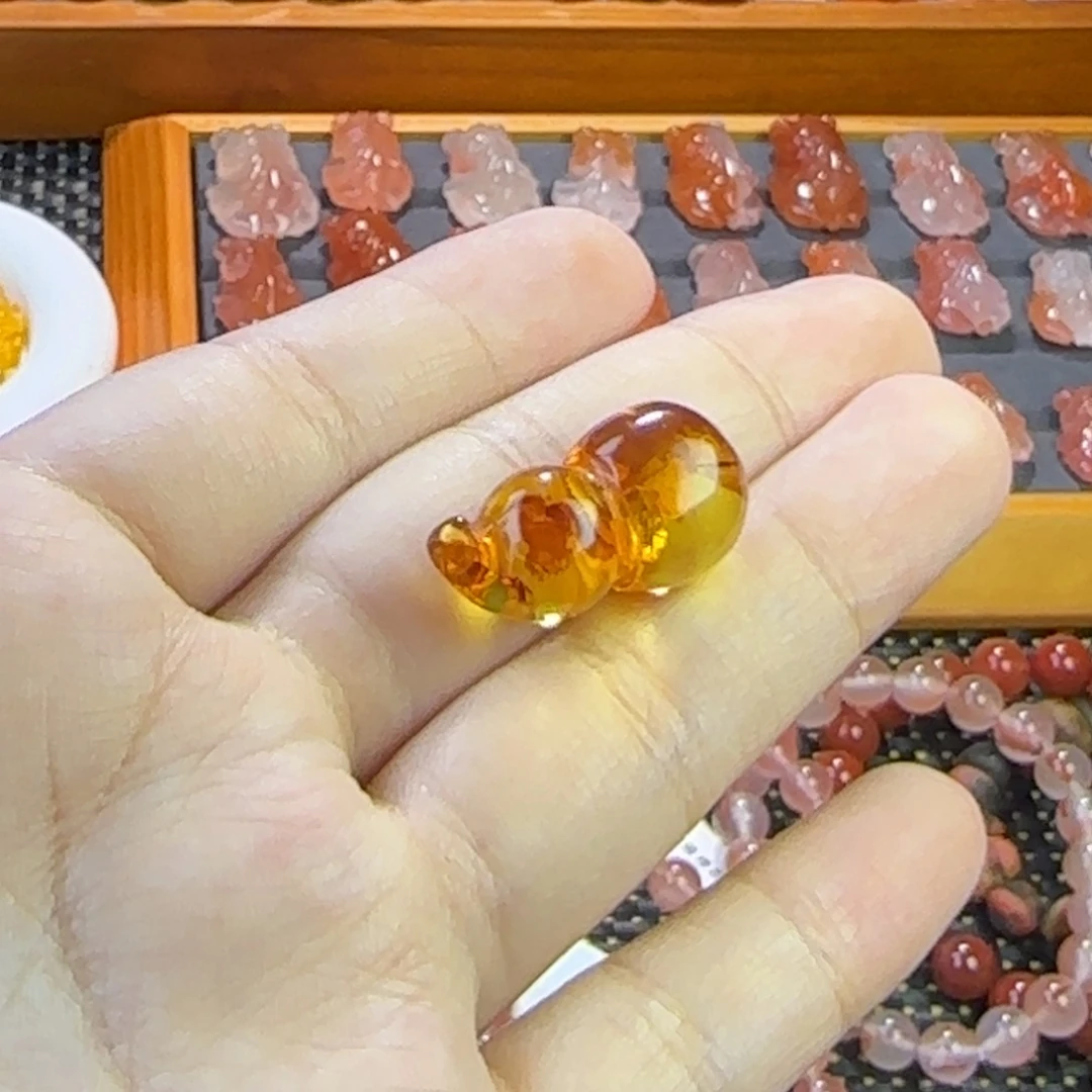 未镶嵌南红玛瑙珠宝半成品葫芦