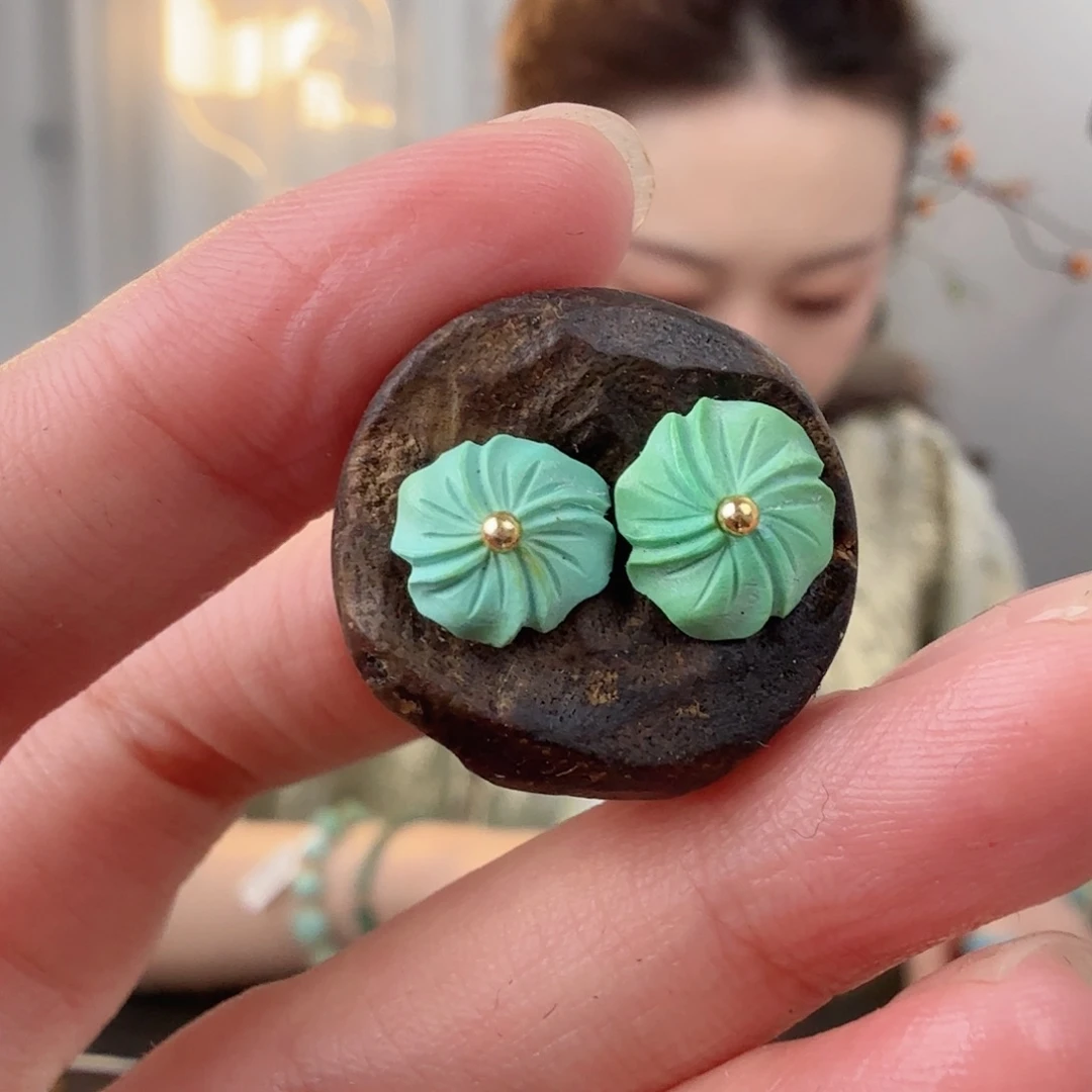 绿松石未镶嵌珠宝半成品