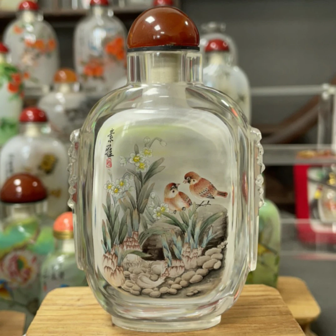 非遗内画精品鼻烟壶适合商务往来与收藏